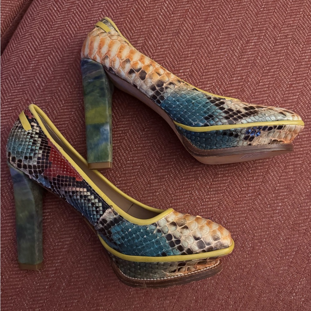 Jean Paul Gaultier Snakeskin Heels